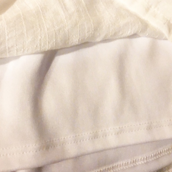 Apt. 9 White Smocked Waist Gauze-like - Picture 4 of 7